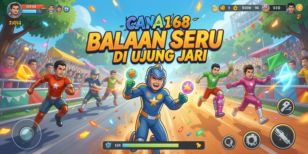 Gameplay balapan menegangkan dalam CANVA168 dengan grafis yang menawan.