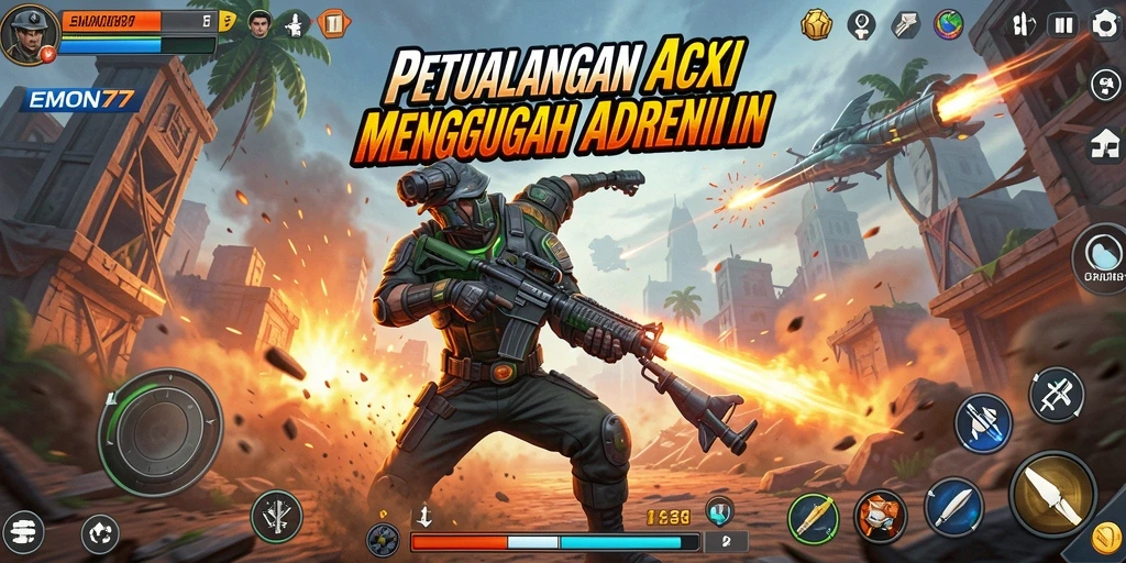 Gameplay seru dan grafis menawan di EMON77.