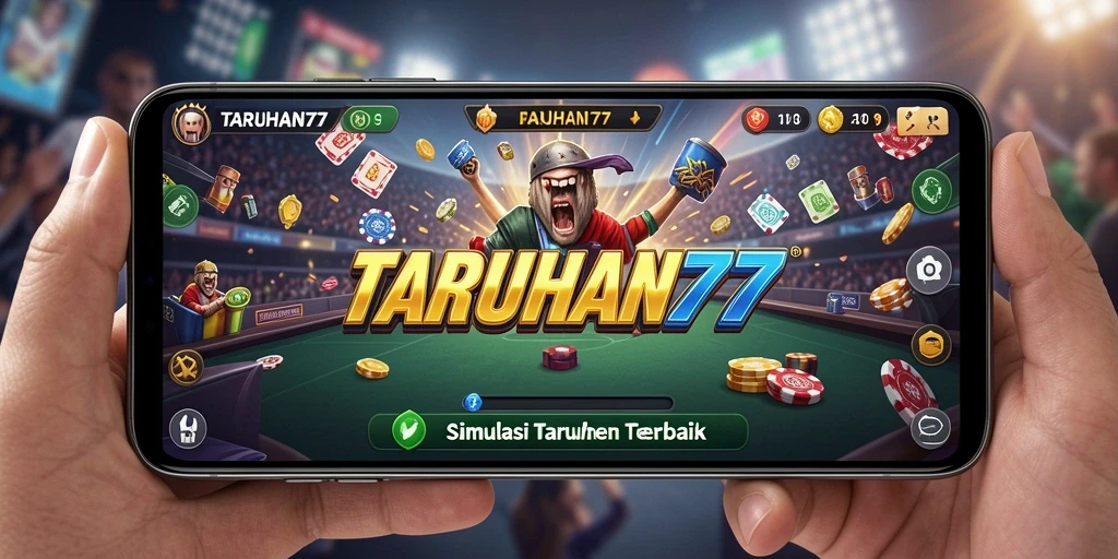 Tampilan menarik dari gameplay TARUHAN77 yang mendebarkan.