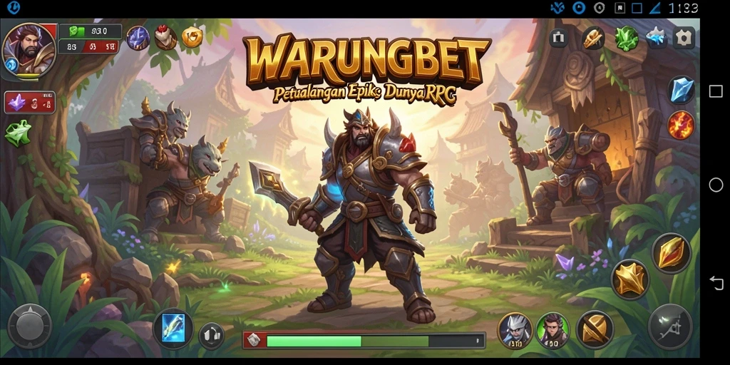 Tampilan grafis memukau dari gameplay WARUNGBET yang penuh aksi.