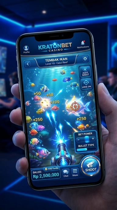 Screenshot aplikasi kratonbet dengan antarmuka yang sederhana dan intuitif.